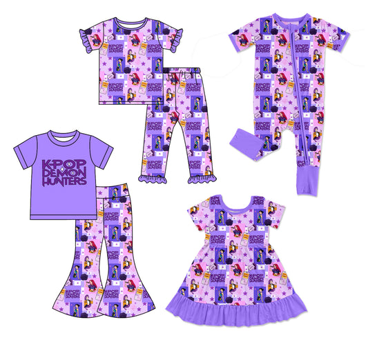 26.1.5 custom each style moq 5 eta 6-8week Sibling Sisters baby girl short sleeve pants sets 2 and dress and rompers match family design