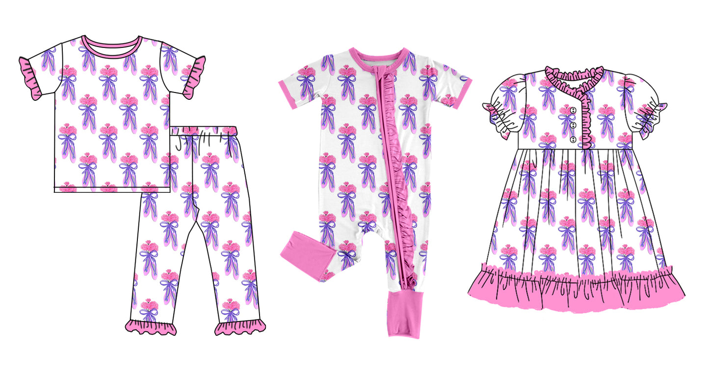 12.25 custom each style moq 5eta 4-6week Sibling Sister bow baby girl sets and dress and rompers match family design