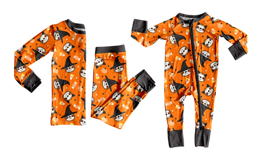 25.7.10 custom each style moq 5eta 4-6week Sibling Sister orange baby boy long sleeve pants sets and rompers match family design