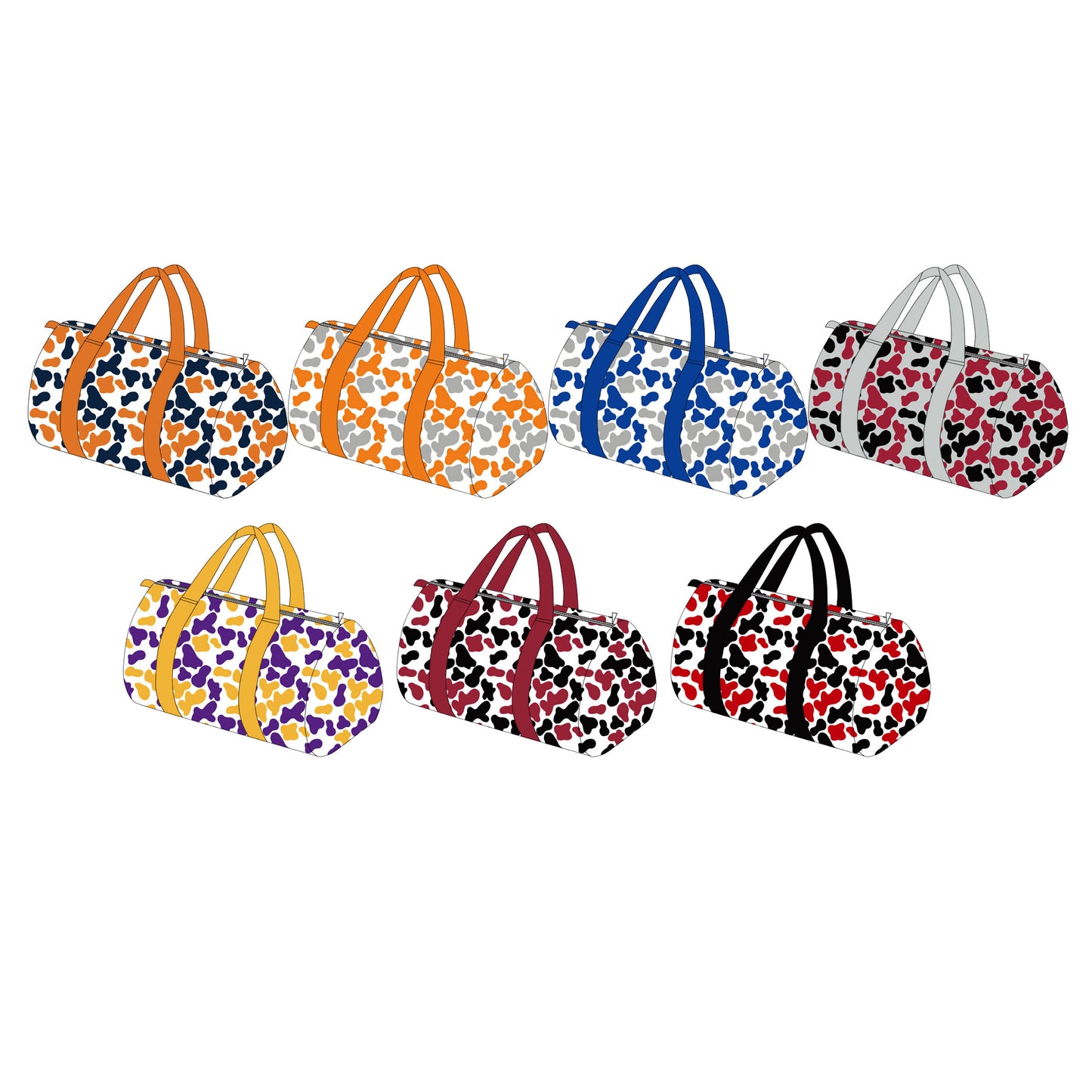 (Preorder new) No moq Sibling baby Assorted Cow color Duffle Bag