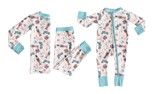 25.8.1 custom each style moq 5eta 4-6week Sibling Sister Christmas baby boy long sleeve pants sets and rompers match family design