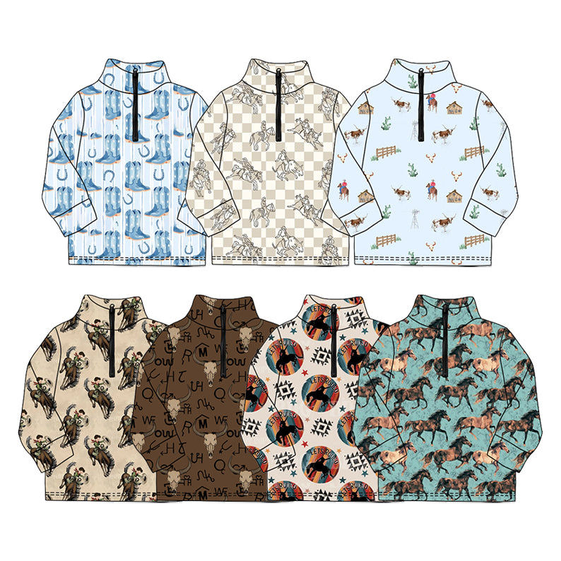 25.11.17 custom each style moq 5 eta 6-8week Sibling Sisters geometric baby boy long sleeve top 7 match family design