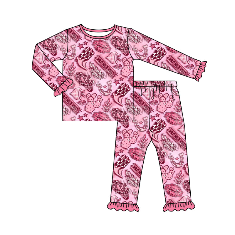 8.22 custom each style moq 5eta 4-6week Sibling Sister hat pink baby girls sets and rompers match family design