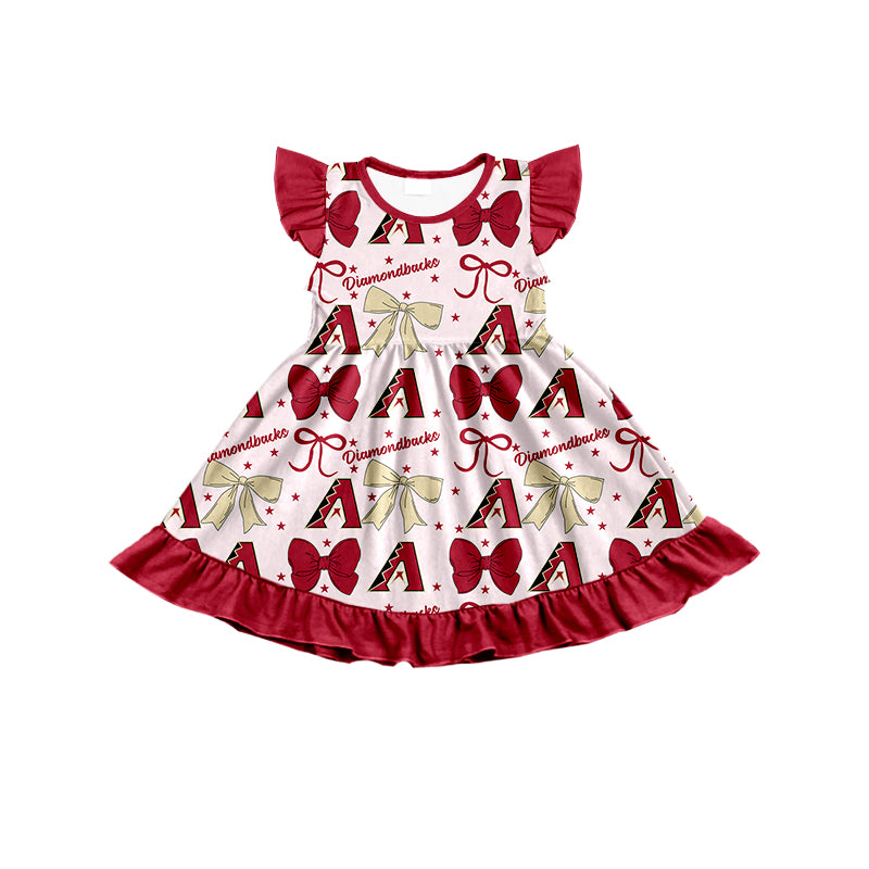 Custom moq 5 mix size milk silk summer teams baby girls clothes team bow red sleeveless skirts sets and dress 1 and dress 2 and top-25.6.21