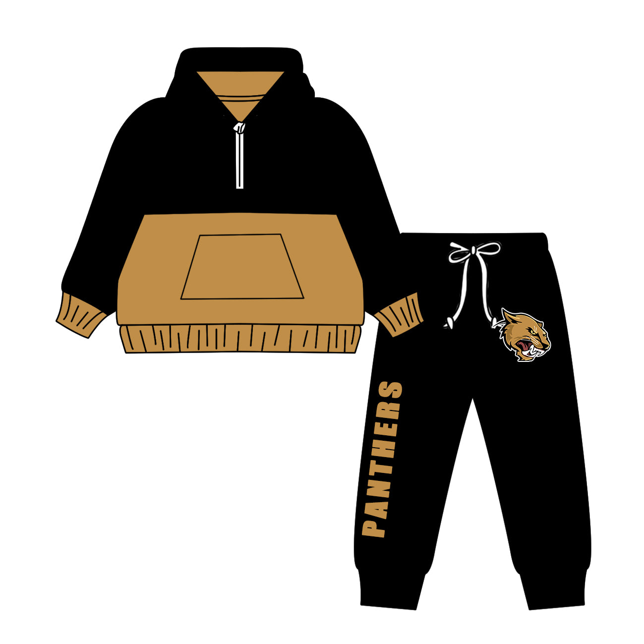Custom moq 5 mix size milk silk summer teams baby girls clothes bow khaki hooded long sleeve pants sets and boy sets and dress and hooded top and pant-25.8.15