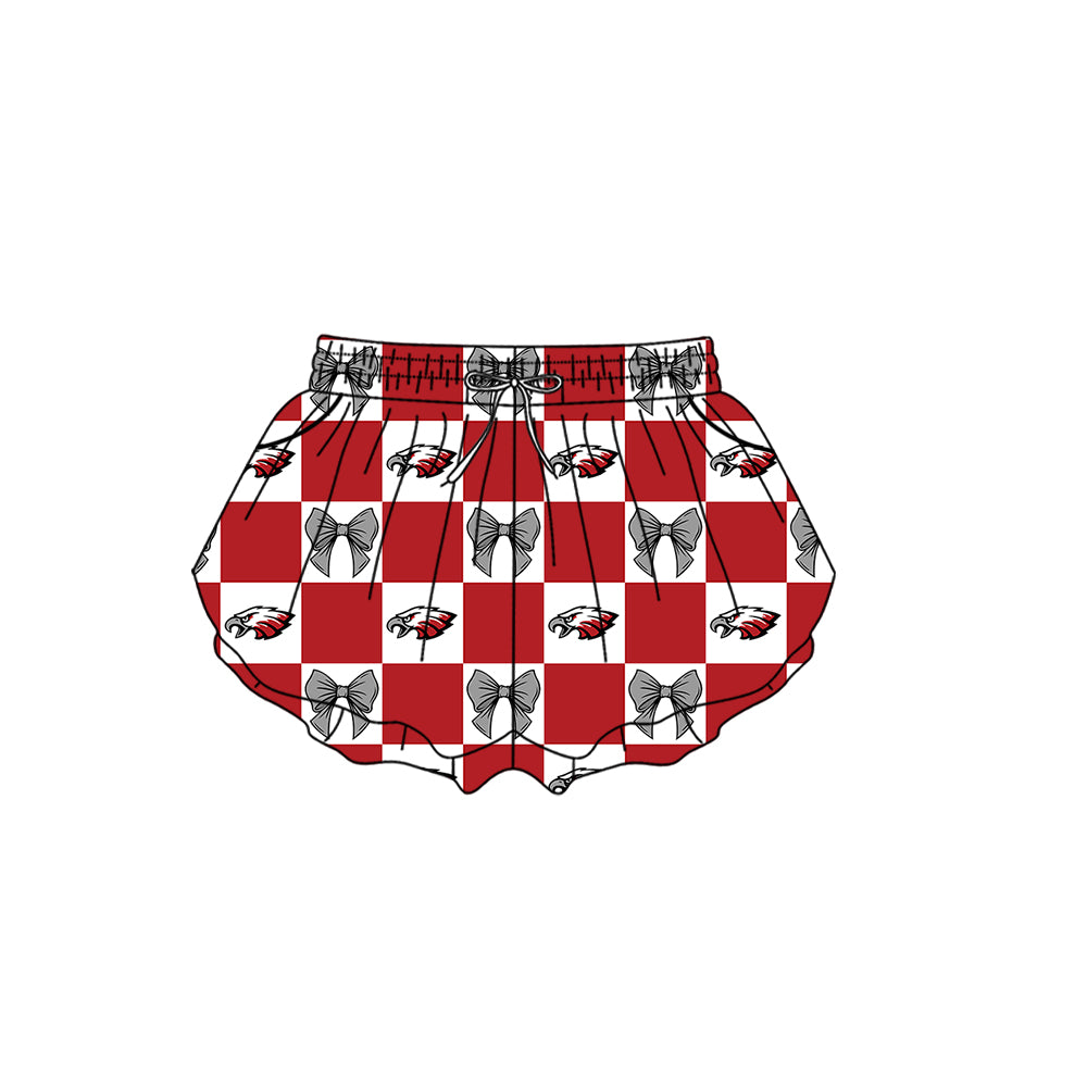 Custom moq 5 mix size milk silk summer teams Checked Bows Baby Girl Grey Sleeveless Top Skirt Short Set Dress And Shorts Yoga Outfit Boy's Top Shorts Set Romper