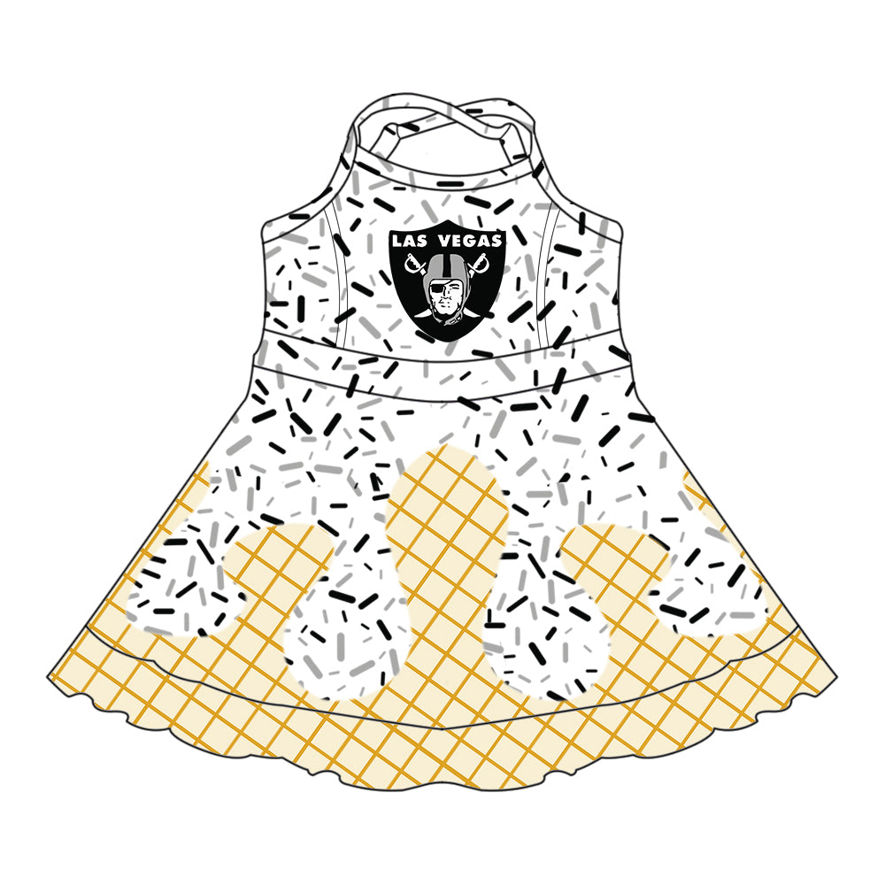 Custom summer teams baby girls clothes team white hooded long sleeve tops and short sleeve top and dress and pants and shorts-25.6.12
