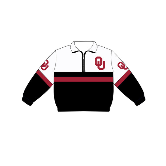 Custom moq 5 mix size milk silk summer teams Adult And Kids Long Sleeve White Tee Shirts Zip Pullovers Tops