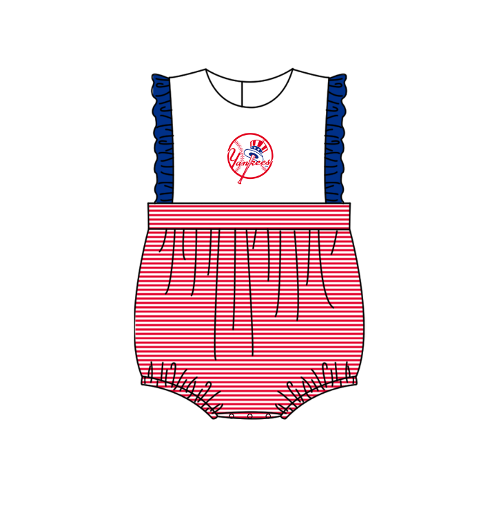 Custom moq 5 mix size milk silk summer teams Baby Boys And Girls Red Short-Sleeved Shirt And Shorts Set Matching Striped Rompers Outfit Set