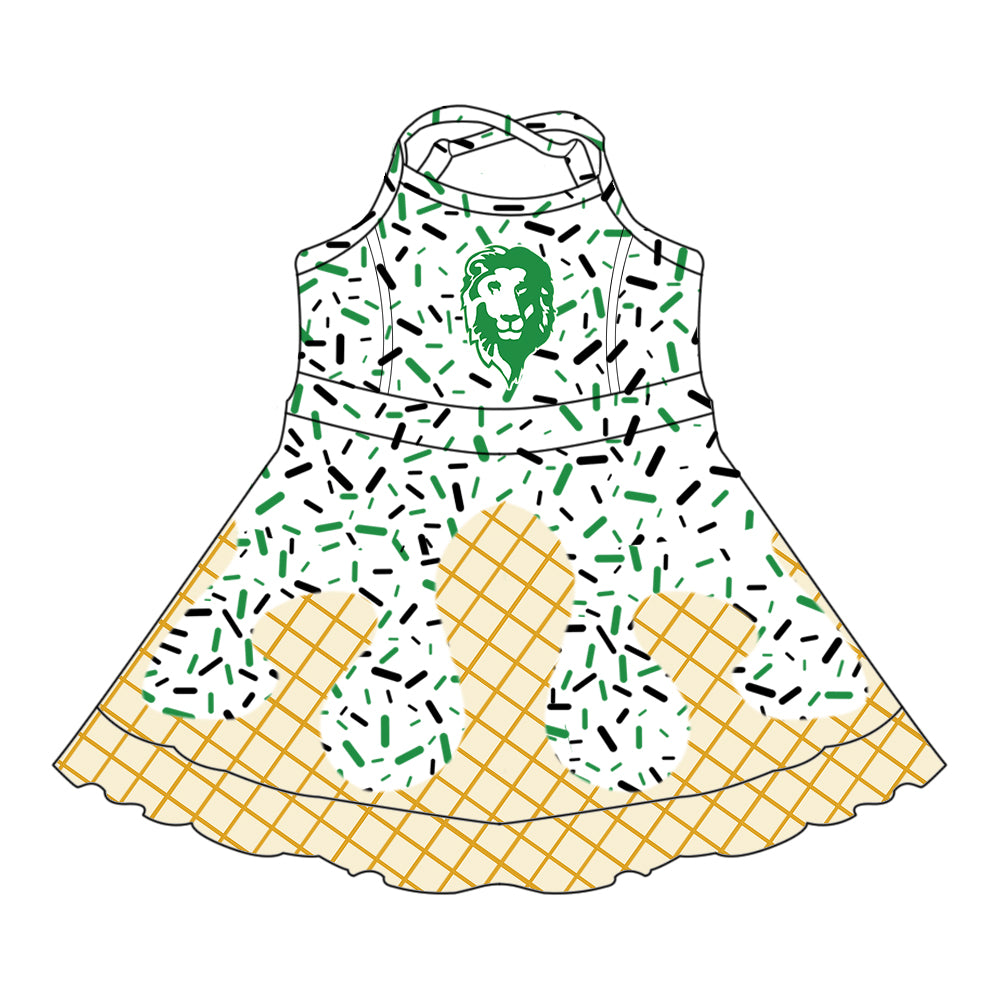 Custom moq 5 mix size milk silk baby girls clothes team bow green hooded long sleeve tops and shorts and jacket and dress-25.7.25