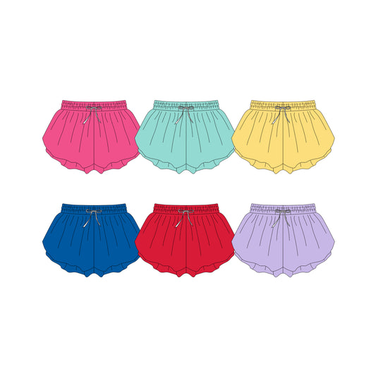 4.8 custom each style moq 5eta 4-6week Sibling Sister baby girl clothes summer shorts 1 and shorts 6 match family design