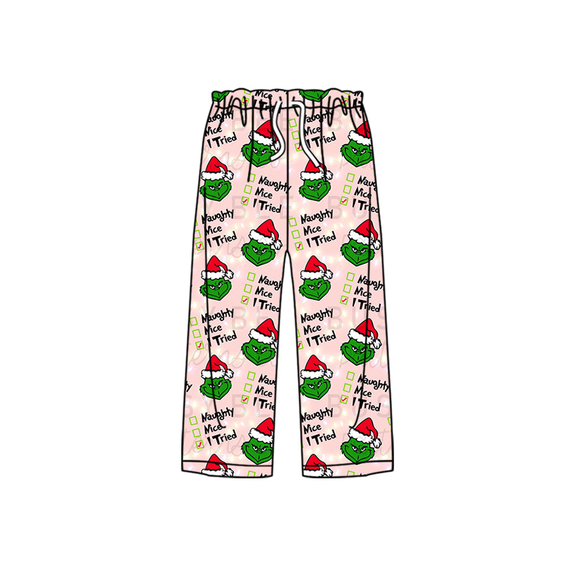 5.31 custom each style moq 5eta 4-6week Sibling Sister christmas girls outfits and dress and aldult pants match family design