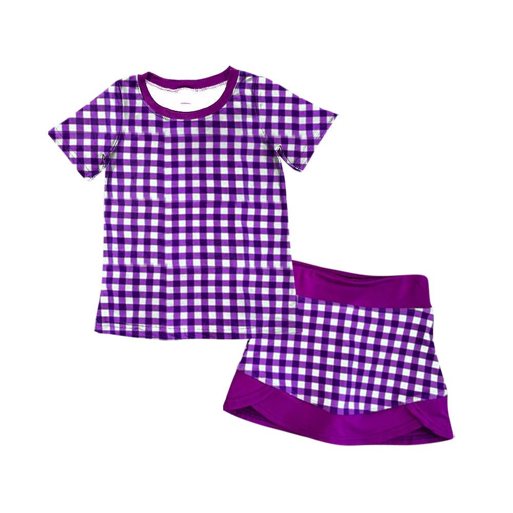 26.1.16 custom each style moq 5 eta 6-8week Sibling Sisters baby girl clothes short sleeve skirts sets 4 match family design