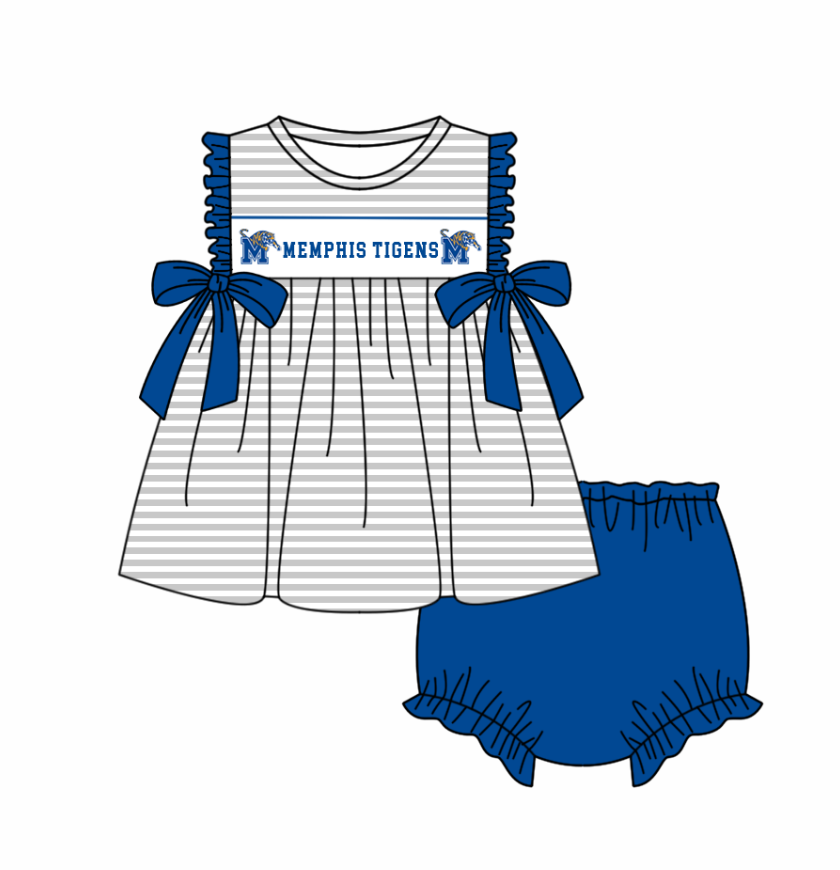 Custom moq 5 mix size milk silk summer teams baby boys girl clothes blue short sleeve shorts sets 2 and brief sets and dress and rompers 2