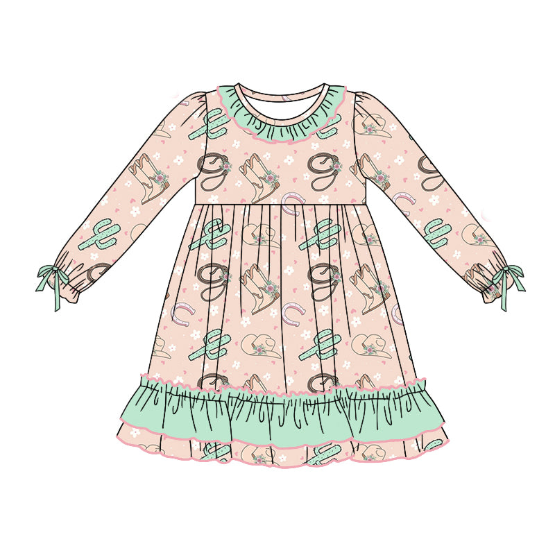 8.21 custom each style moq 5eta 4-6week Sibling Sister boots light green baby girl sets and dress and rompers match family design