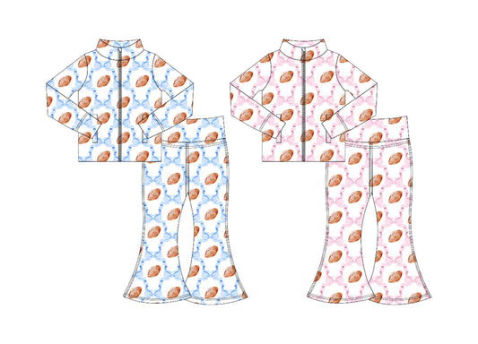 25.6.12 custom each style moq 5eta 4-6week Sibling Sisters baby girl long sleeve pants sets 1 and sets 4 match family design