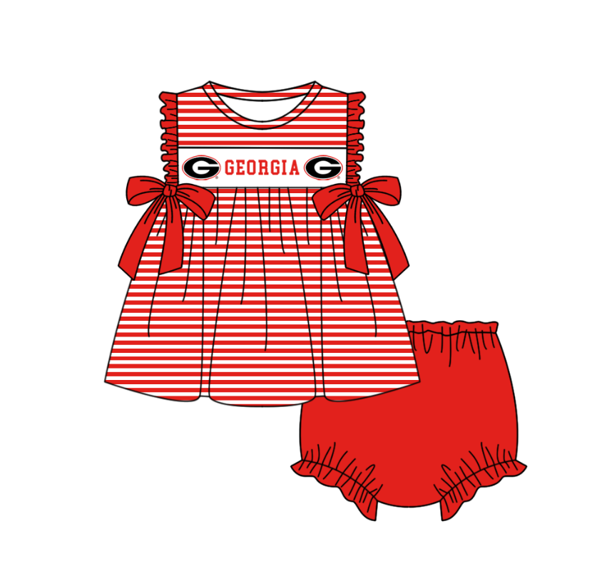 Custom moq 5 mix size milk silk summer teams baby girl boys clothes red short sleeve shorts sets 2 and brief sets and dress and rompers 2 series