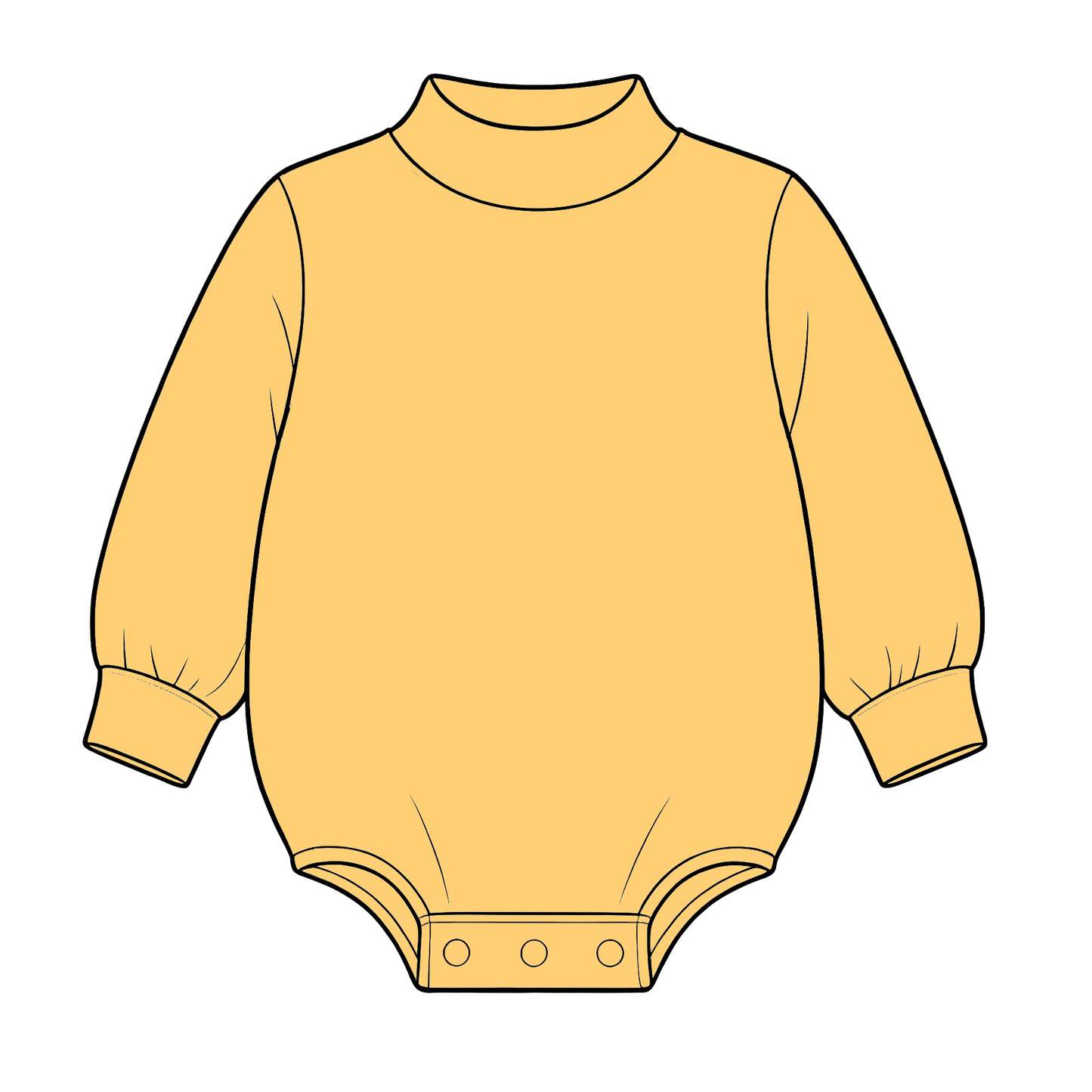 custom moq 5 mix size High Neck Baby Kids Solid Mock Neck Long Sleeve Bubble Romper