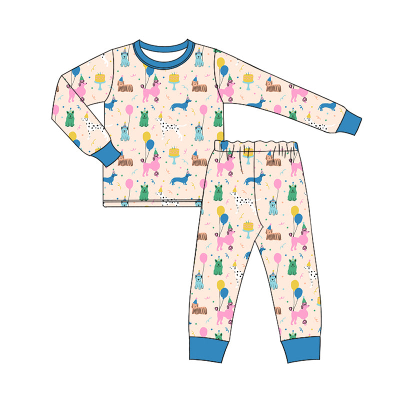 10.19 custom each style moq 5eta 4-6week Sibling balloon baby boy sets and rompers match family design