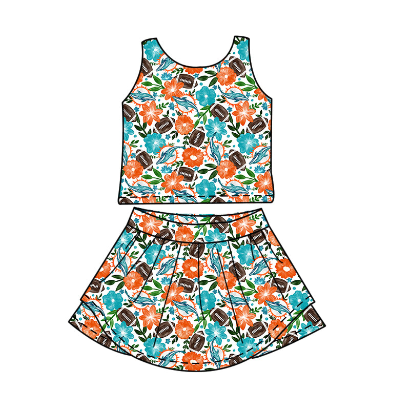 Custom moq 5 mix size milk silk summer teams Baby Girl Sleeveless Top And Shorts Set Sleeveless Skirt Set Yoga Dress Romper
