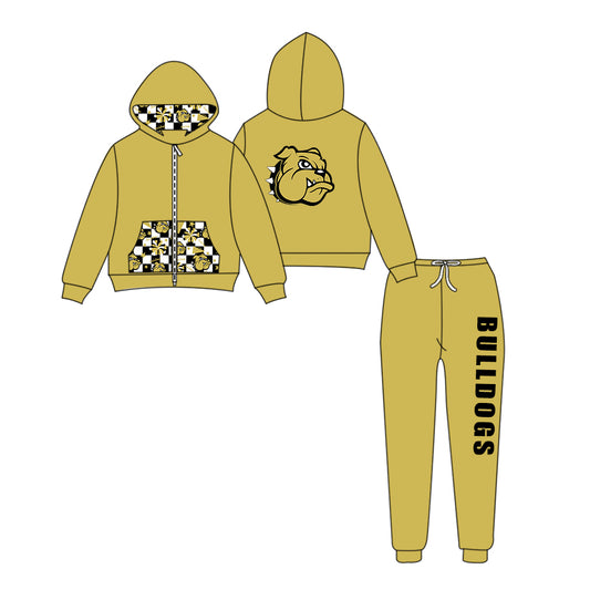 Custom moq 5 mix size eta 6-8weeks milk silk summer teams baby girl clothes hooded long sleeve pants sets-25.9.11