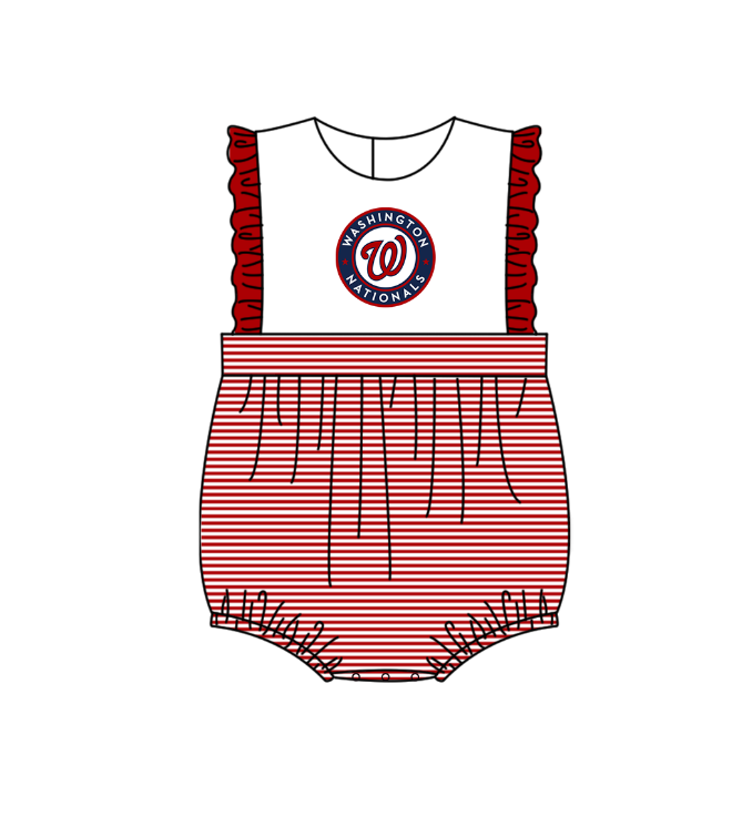 Custom moq 5 mix size milk silk summer teams Baby Boys And Girls Red Short-Sleeved Shirt And Shorts Set Matching Striped Rompers Outfit Set