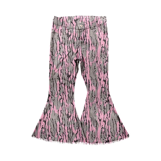 8.24 custom each style moq 5eta 4-6week baby girls clothes bell bottom pant jeans pant
