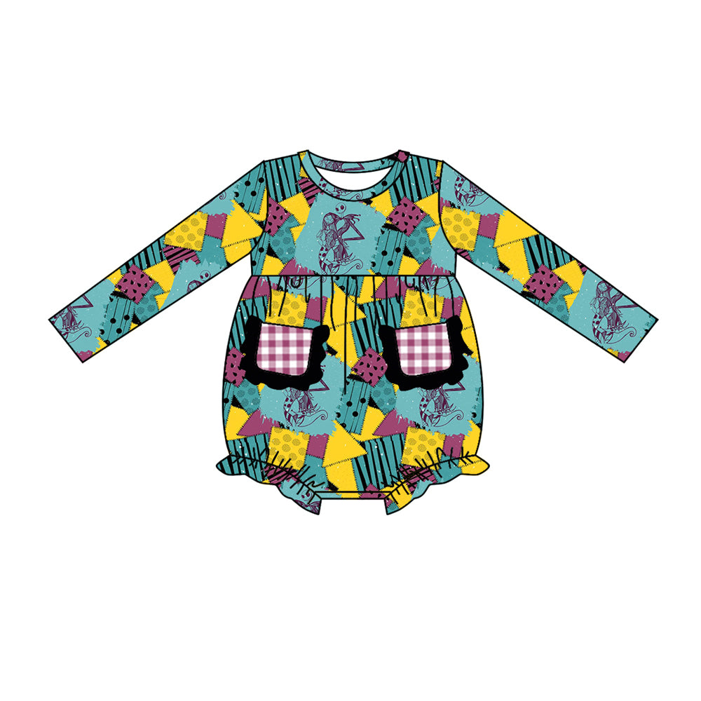 5.22custom each style moq 5eta 4-5week Sibling Sister purple grid girls boys outfits and baby romper match family design