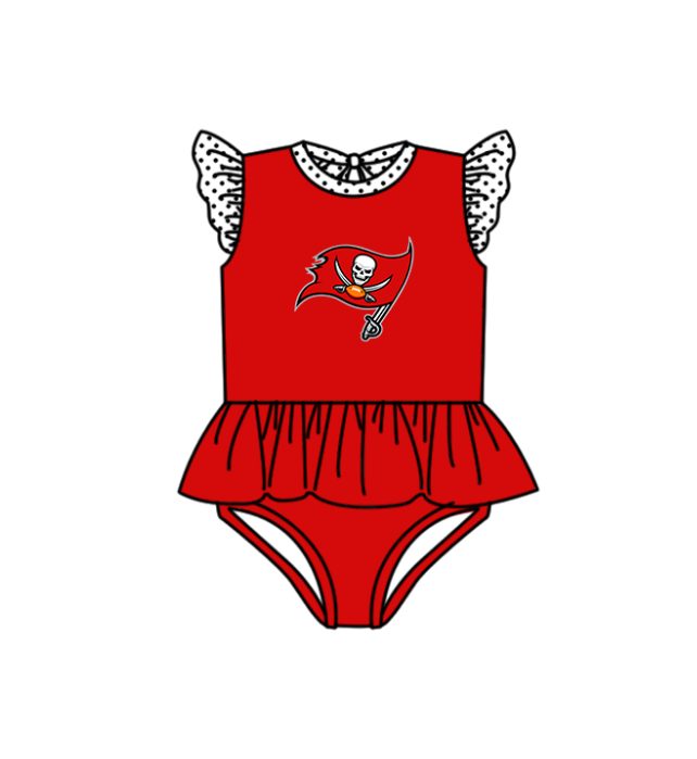 Custom moq 5 mix size milk silk summer teams baby girl boys Red clothes Two-Piece Swimsuit Set One Piece Swimsuits boy swim trunks