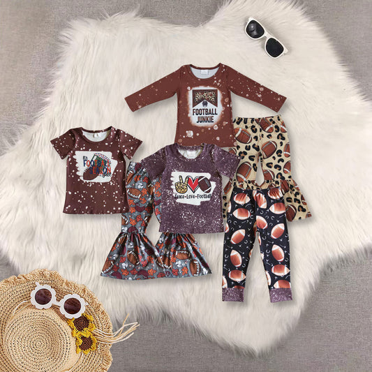 RTS NO MOQ Sibling Baby Girls Boy clothes short sleeve pants Clothes Sets