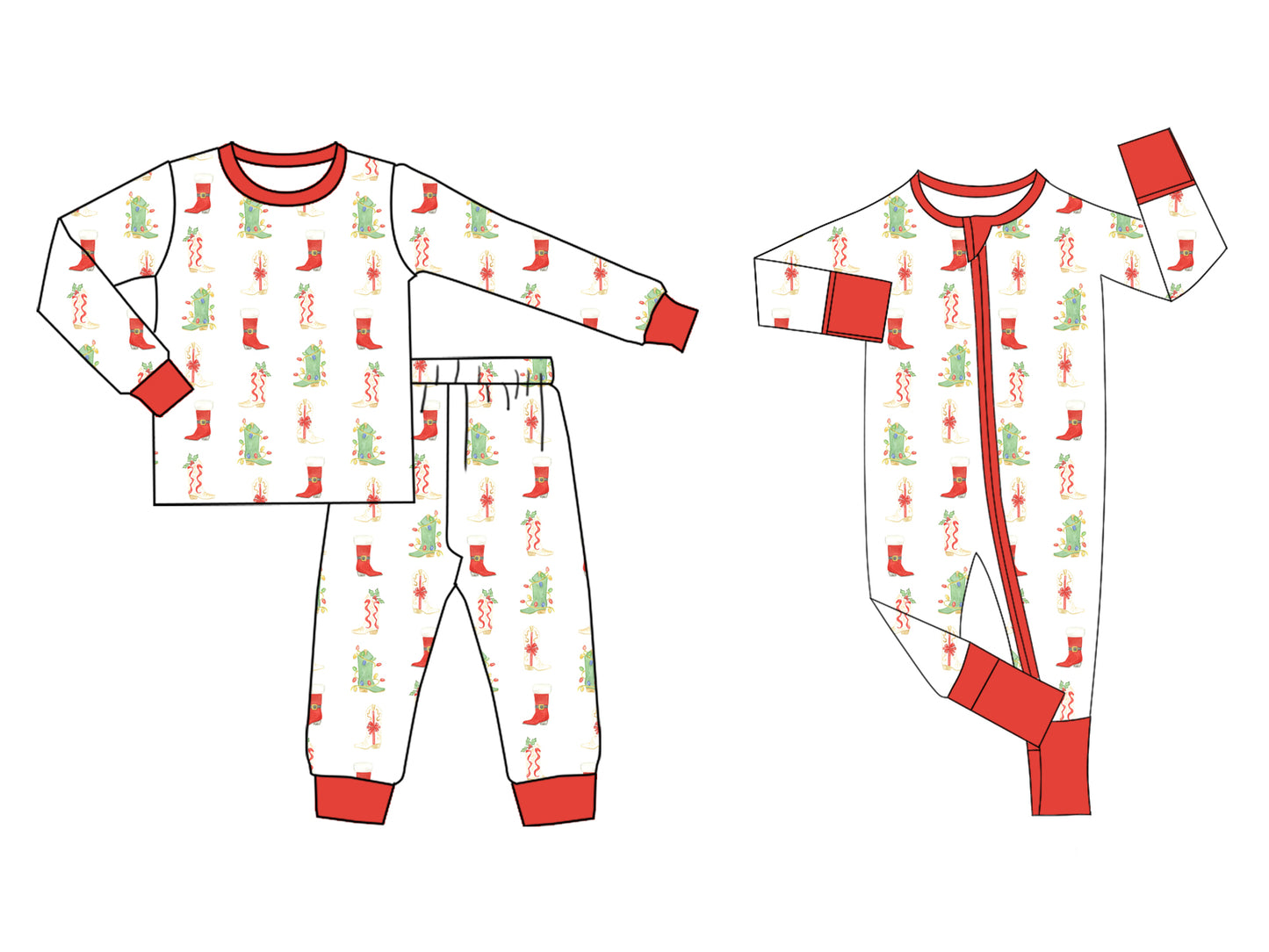 25.6.24 custom each style moq 5eta 4-6week Sibling Sisters Christmas boots baby girl long sleeve pants sets and rompers match family design