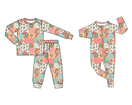 25.6.11 custom each style moq 5eta 4-6week Sibling Sisters Christmas baby girl long sleeve pants sets and rompers match family design