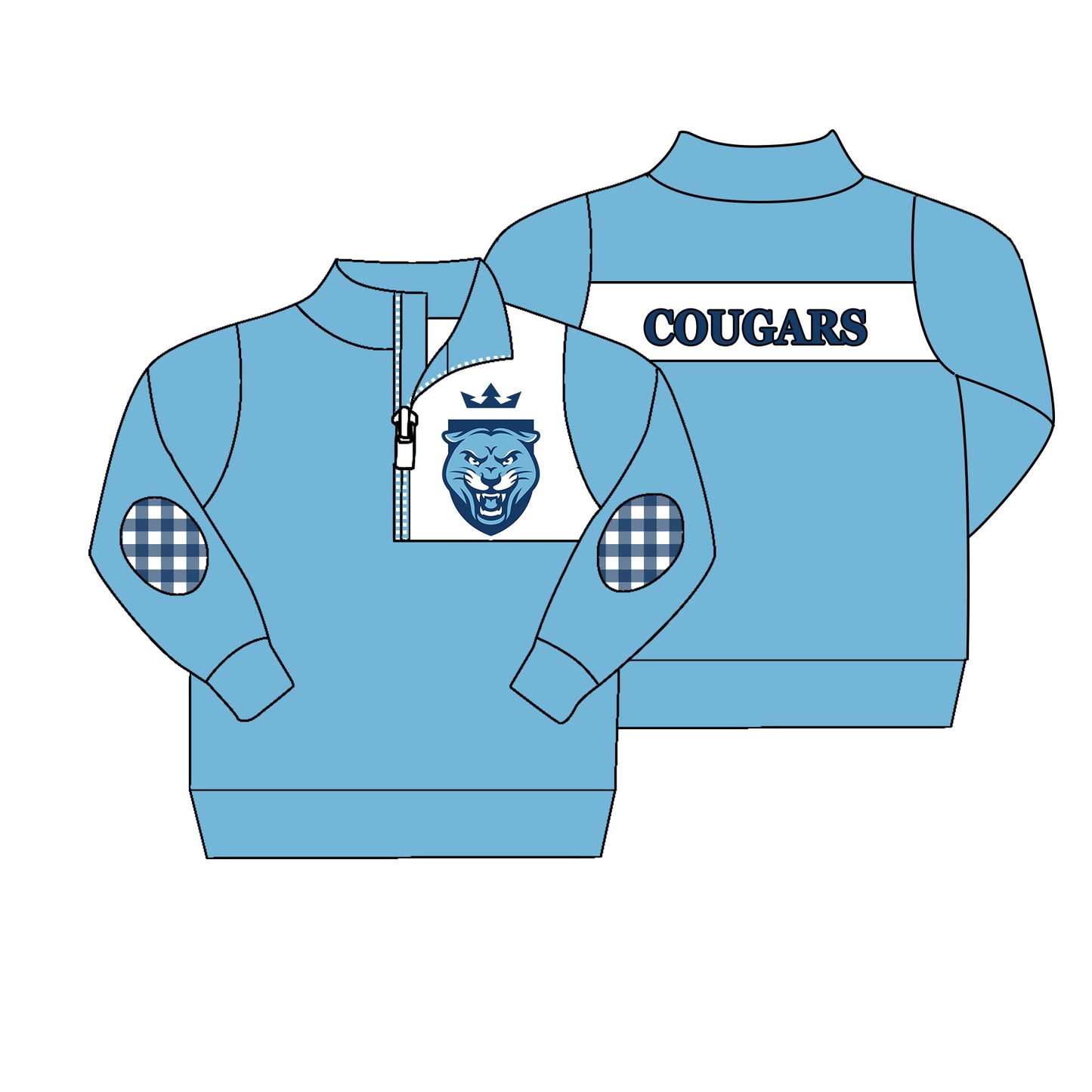 Custom moq 5 mix size milk silk baby girls clothes team sky blue hooded long sleeve tops and shorts and jacket and top 2-25.7.28