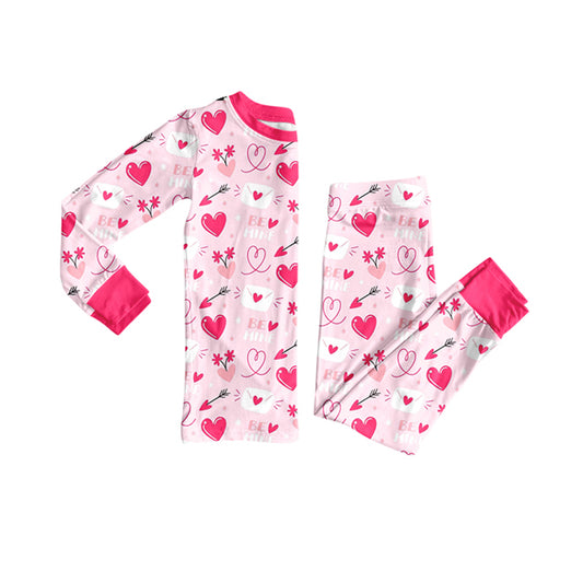 25.9.6 custom each style moq 5eta 4-6week Sibling Sisters love baby girl clothes long sleeve pants sets and romper match family design