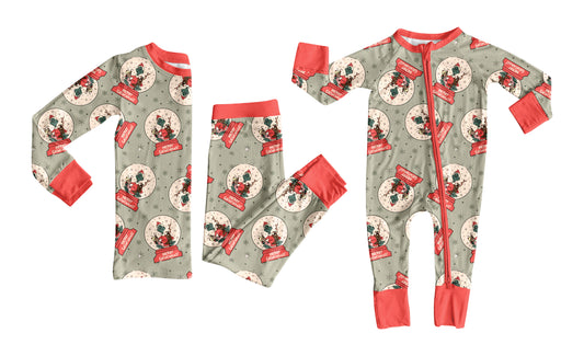 25.7.30 custom each style moq 5eta 4-6week Sibling Sister Christmas baby boy long sleeve pants sets and rompers match family design