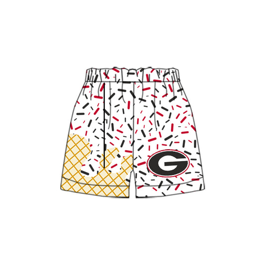 custom moq 3 eta 6-8weeks baby boys clothes team color summer shorts