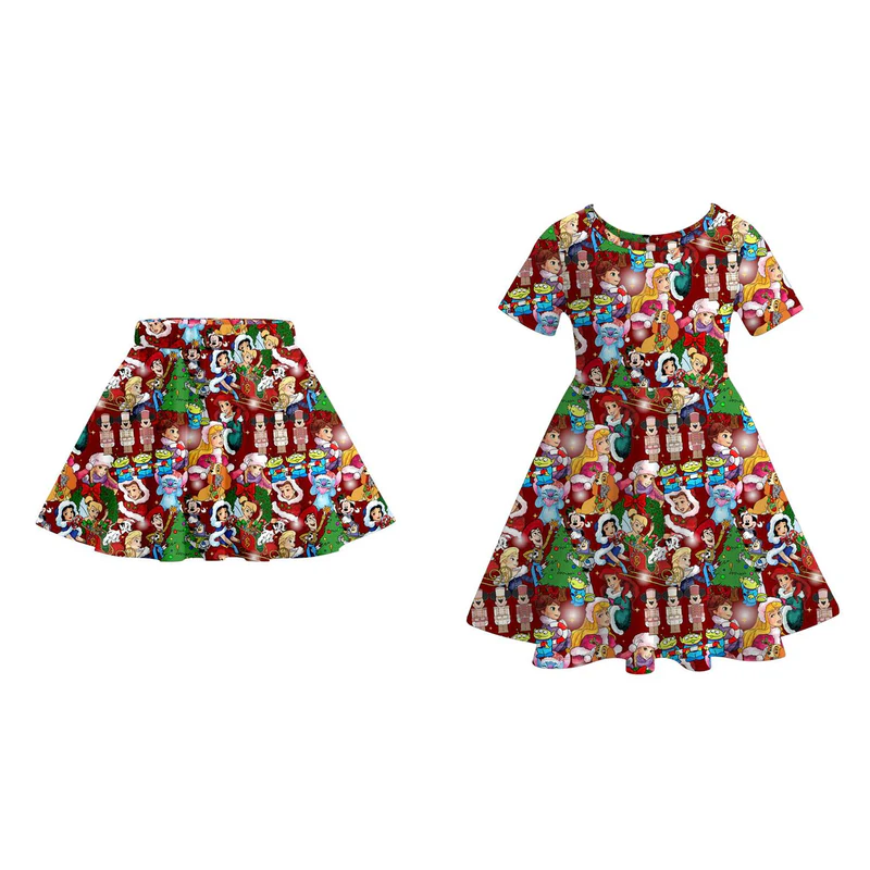 Custom moq 5 each style eta 6-7weeks baby kids clothing short sleeve dress and skirts