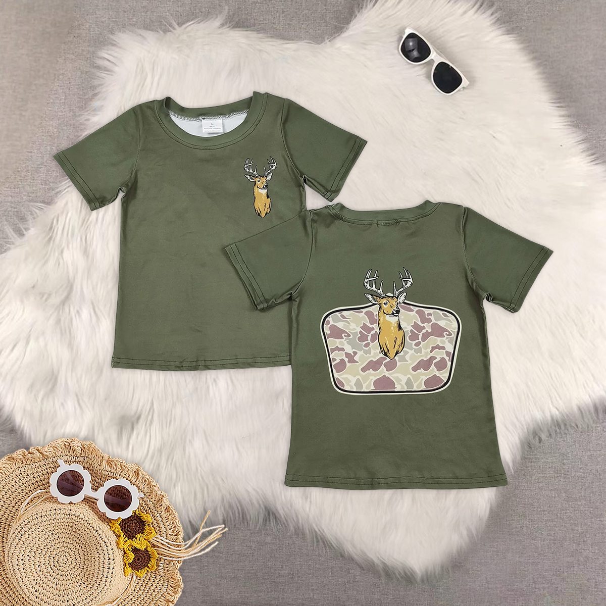 RTS NO MOQ Baby Boys summer shorts Sleeve tops
