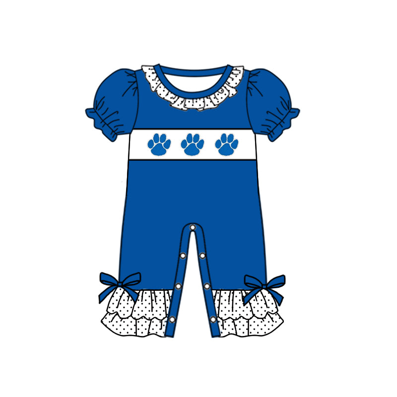Deadline: May 9  blue claw blue color summer romper