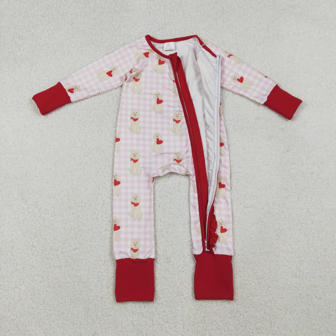 RTS NO MOQ Sibling Baby boy girls clothesChristmas long-sleeve rompers
