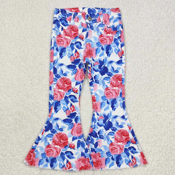 RTS NO MOQ Sibling Baby Girls Clothes Jeans: Flared & Ripped