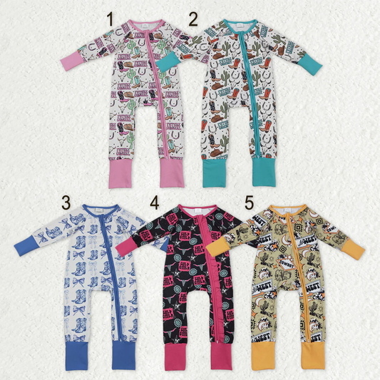 RTS NO MOQ Sibling Baby boy girls clothes long-sleeved rompers