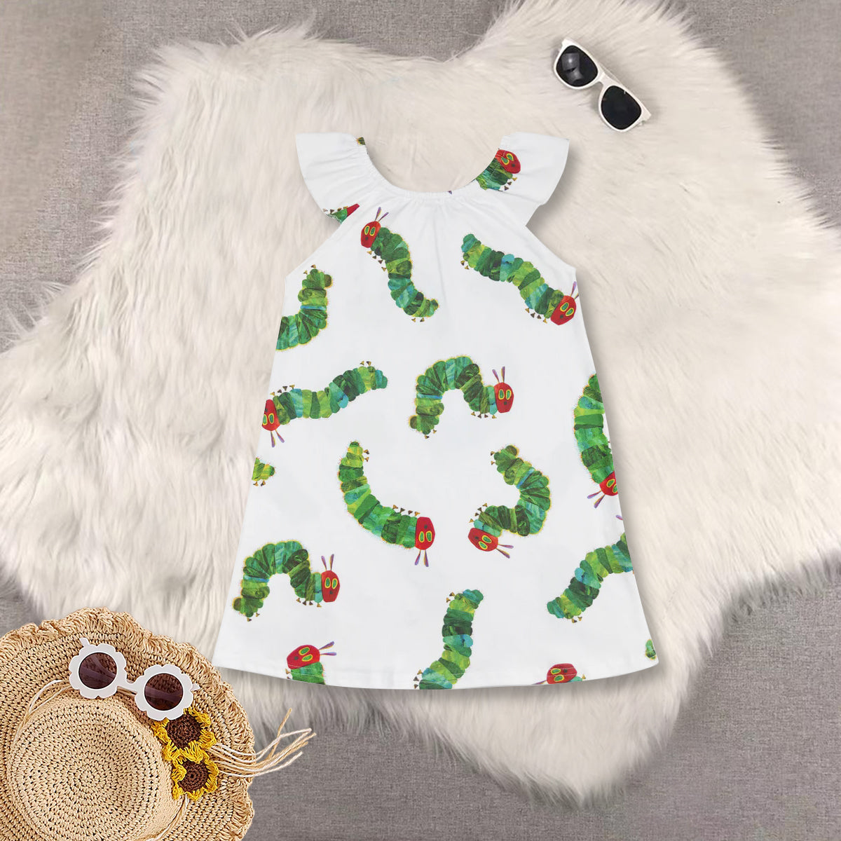 RTS NO MOQ Boys and Girls Caterpillar Bandage Summer Mixed Outfit
