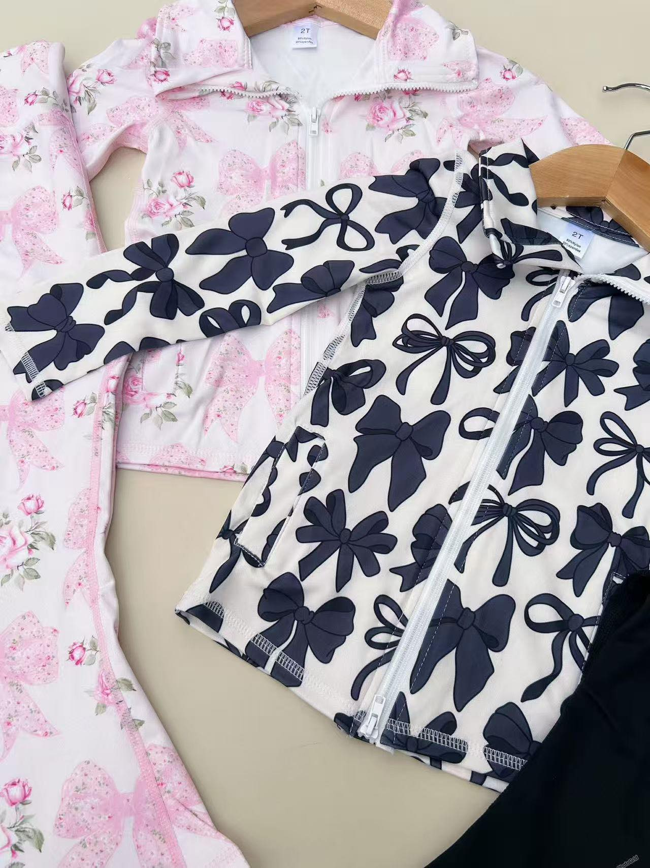 RTS NO MOQ Sibling baby girl clothes We got the cutest athletic sets in Perfect for the fall