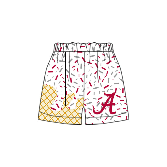 custom moq 3 eta 6-8weeks baby boys clothes team colors summer shorts