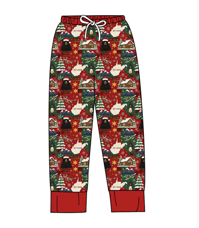 Custom summer teams baby boy clothes Adult Christmas trousers