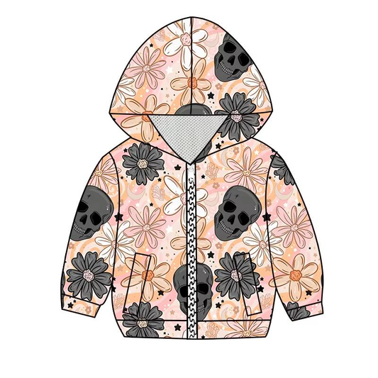 Custom moq 5 each style eta 6-7weeks baby girl clothes hooded long sleeve top-25.8.15