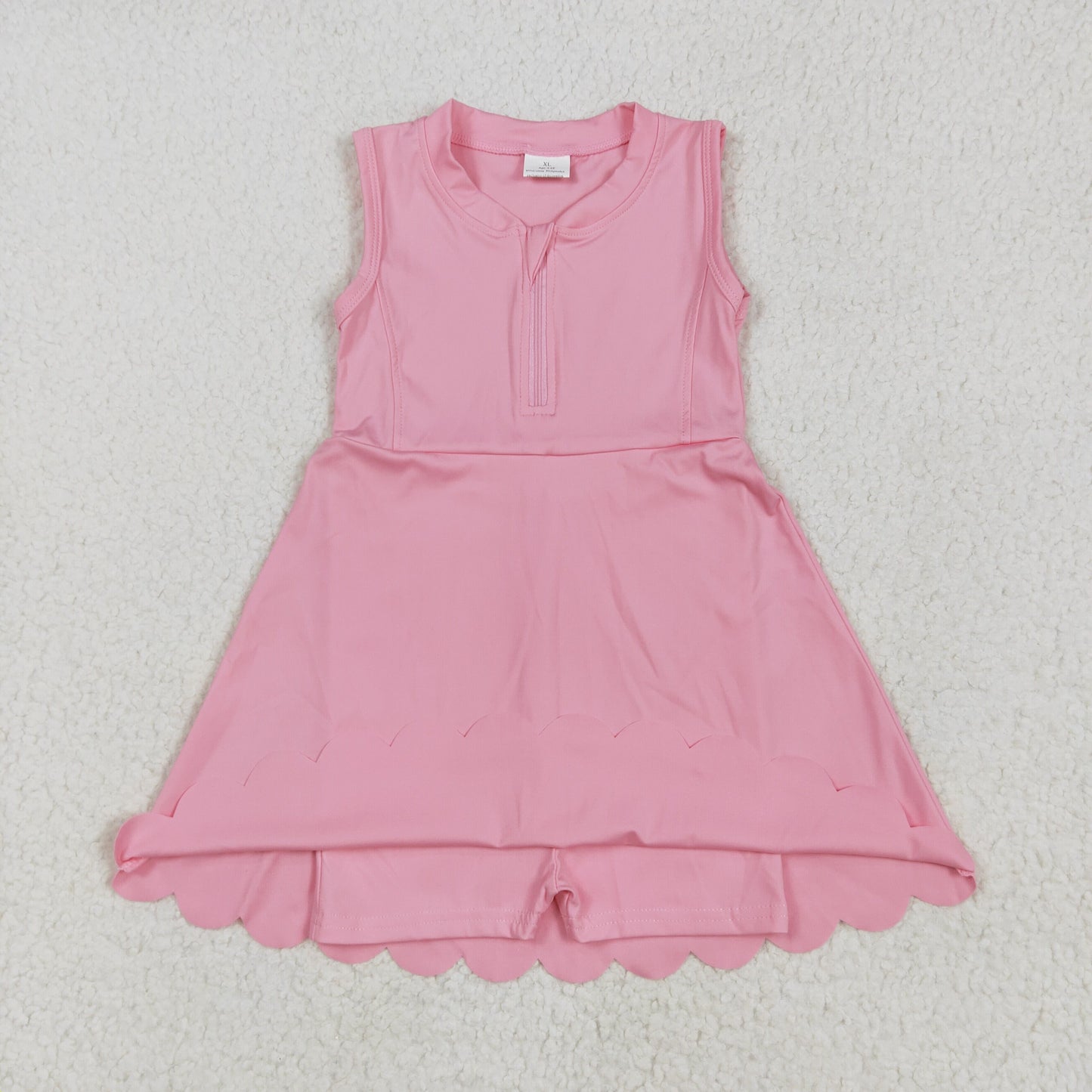 RTS NO MOQ Sibling baby girl clothes yoga suspender skirt sets