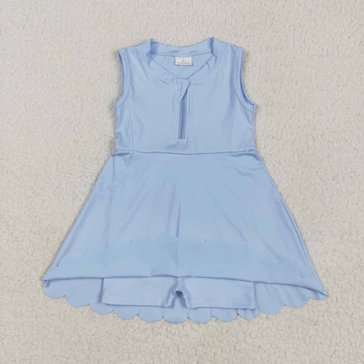 RTS NO MOQ Sibling baby girl clothes yoga suspender skirt sets