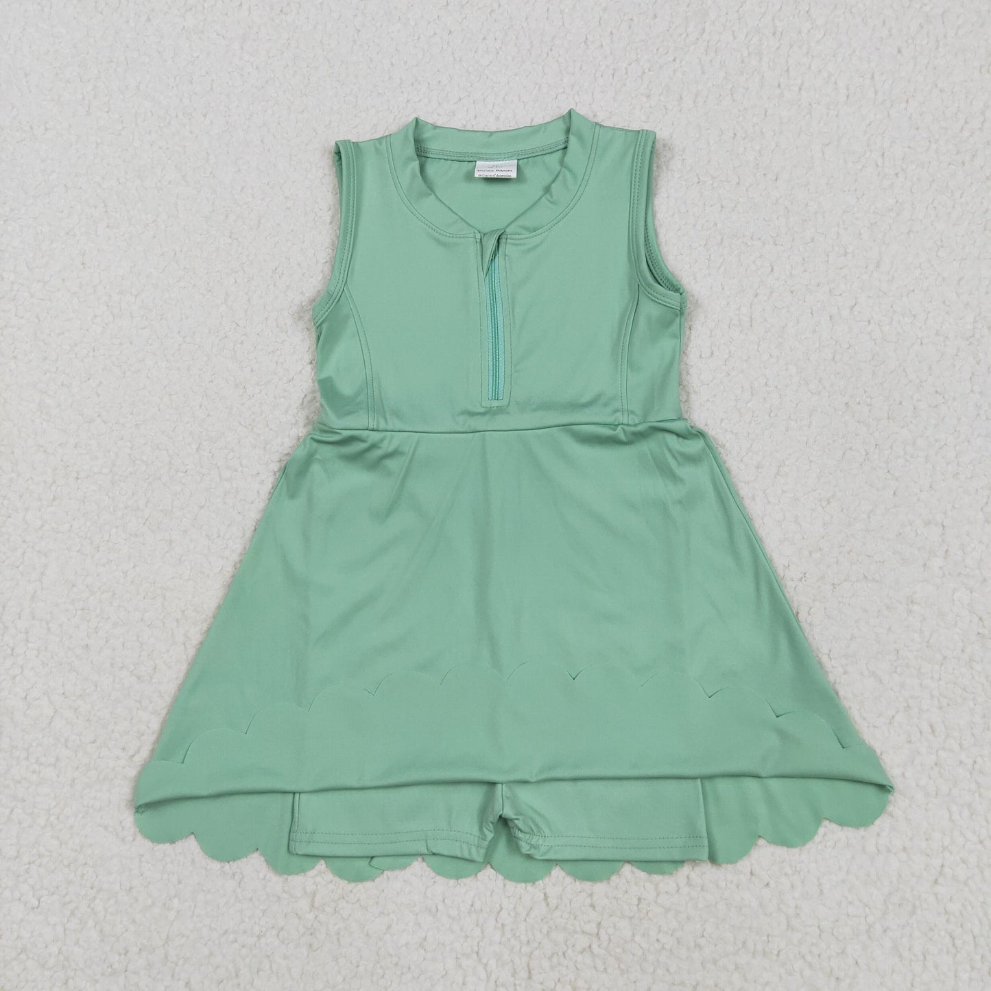 RTS NO MOQ Sibling baby girl clothes yoga suspender skirt sets